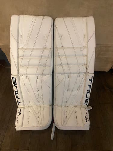 2024 34" True Catalyst 9X3 Goalie Leg Pads (Used)