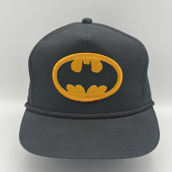Vintage Batman Black Snapback Hat 1964 DC Comics Original Cap