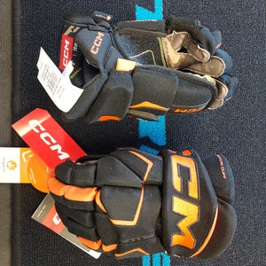 CCM As-V Gloves 11", Black/Orange (New)
