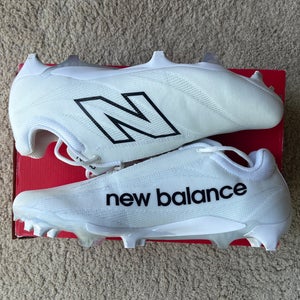 White Men's Size M 12.5 (W 13.5) Adult New Balance Burn X4 Low Top (Used)