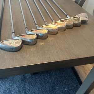 Men's 2015 Right Handed Iron Set Regular Flex (8 Clubs) #4 - #9, PW, GW Graphite/Steel Shaft (Used)