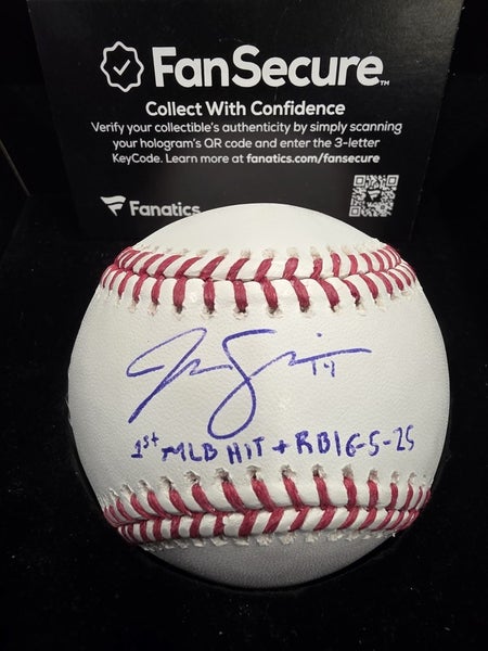 Royals Jac Caglianone Signed Auto MLB Baseball 1st Hit RBI 5-25 LE/50