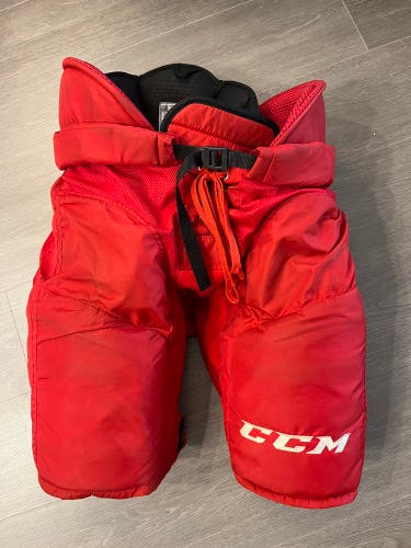 CCM HPUCLP Pants Extra Large Red - Carolina Hurricanes Pro Stock (Used)
