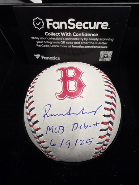Red Sox ROMAN ANTHONY Signed "MLB Debut 6/9/25" Baseball Autograph LE 9/50 W/Coa