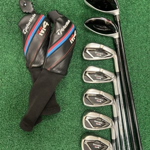 TaylorMade M4 Hybrid/Iron Set 4/5H 6-PW Stiff Flex Steel/Graphite Hybrids MRH