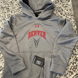 Under Armour U of Denver lacrosse hoodie NEW youth small