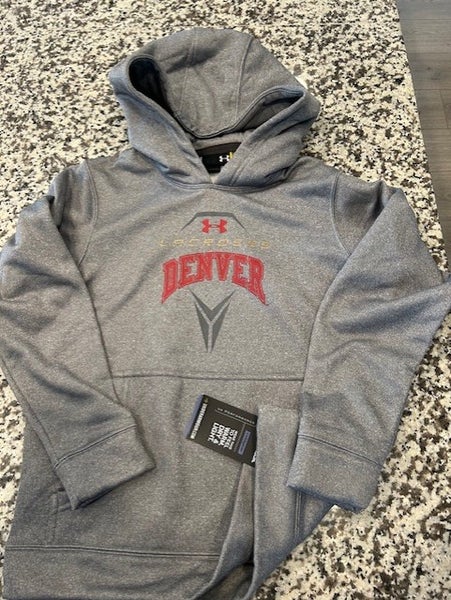 Under Armour U of Denver lacrosse hoodie NEW youth small