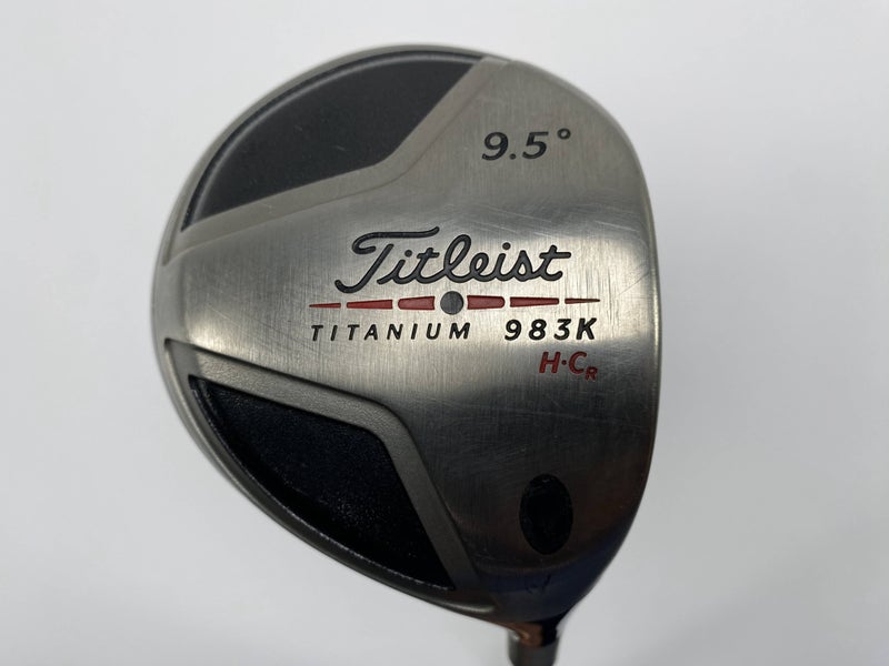 Titleist 983 K HCR Driver 9.5* Aldila NV Green 65g Stiff Graphite Mens RH
