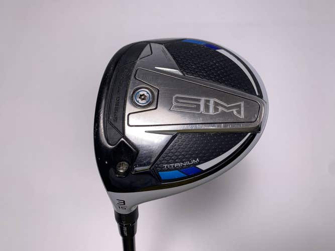 TaylorMade SIM Ti 3 Fairway Wood 15* Kai'li Red 75g Stiff Graphite Mens LH