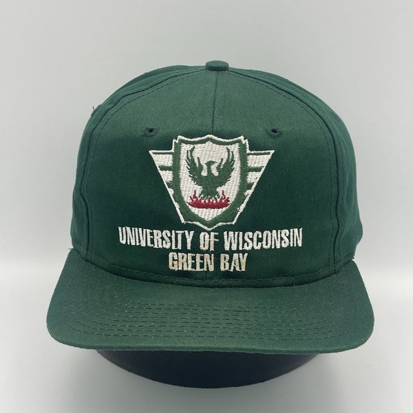 Vintage University Of Green Bay Wisconsin Fighting Phoenix UWGB Snapback Hat Cap