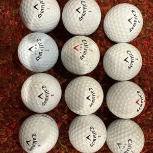 Assorted Callaway Balls 12 Pack (1 Dozen) (Used)