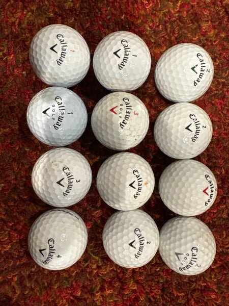 Assorted Callaway Balls 12 Pack (1 Dozen) (Used)