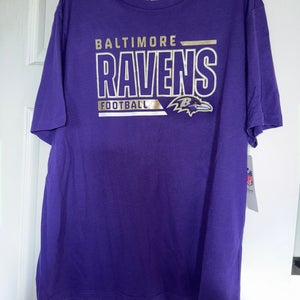 NFL Team Apparel Baltimore Ravens Football Graphic T Shirt Men’s Size XL Brand New With Tag