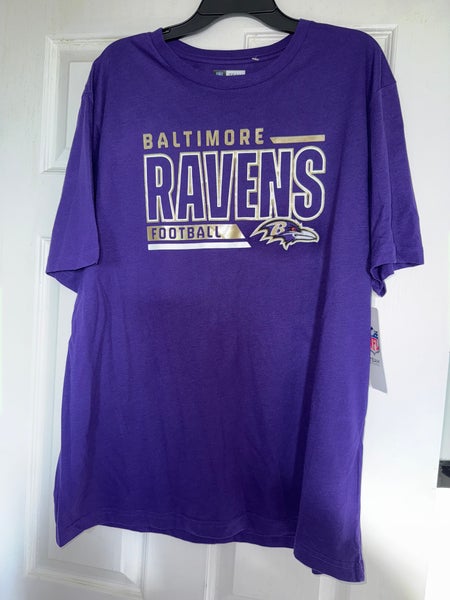 NFL Team Apparel Baltimore Ravens Football Graphic T Shirt Men’s Size XL Brand New With Tag