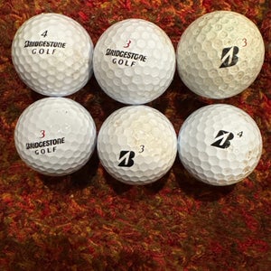 Bridgestone Balls 6 Pack