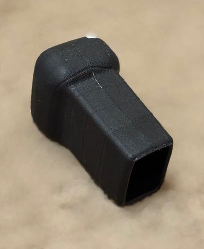 Hockey Stick Butt End Cap - Universal size Black rubber 2.75" long