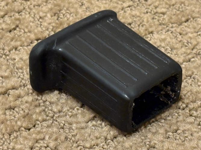 Cooper hockey stick Butt End Cap - Universal size Black rubber 2.25" long