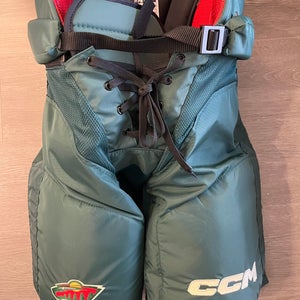 CCM HP45X Pants Large Green - Minnesota Wilds Pro Stock (New)