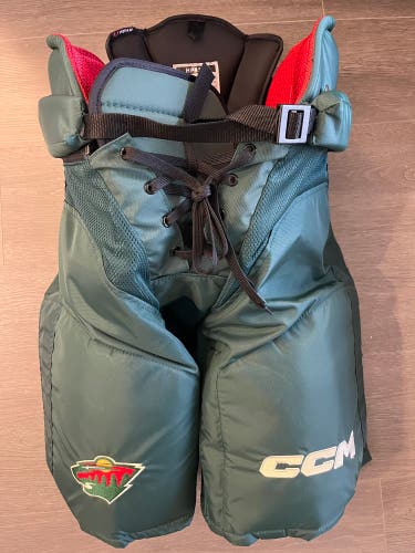 CCM HP45X Pants Large Green - Minnesota Wilds Pro Stock (New)