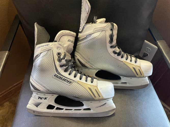 Bauer Supreme One.6 LE Limited Edition WHITE OUT sz 9