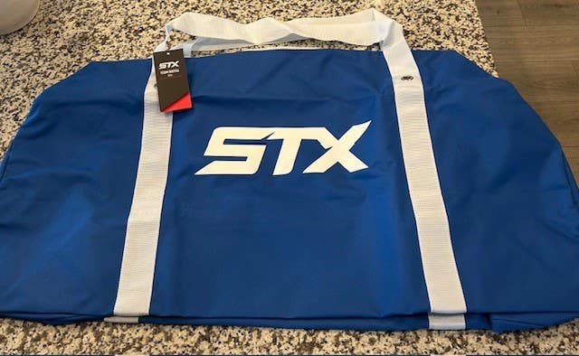 STX lacrosse royal blue team duffel bag new