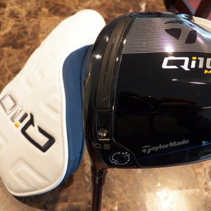 NEW LEFT HAND TAYLORMADE QI10 MAX 10.5* DRIVER GRAPHITE DIAMANA T+ 60G REG FLEX