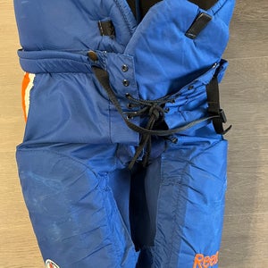 Reebok MHP 520 Pants Large Blue - Edmonton Oilers Pro Stock (Used)