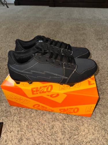 NIB Phantom Black Enzo Cleats. Size 14 NEW!