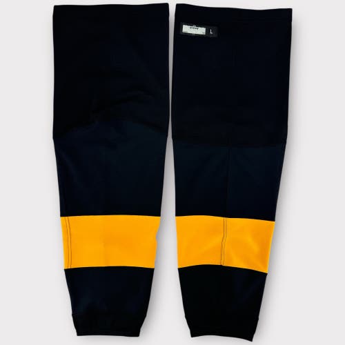 Pro Stock New CCM Large, XL Wilkes-Barre/Scranton Penguins 20-22 Alternate Black Hockey Socks