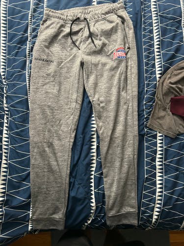Gray Medium Boston Jr Rangers Bauer Pants