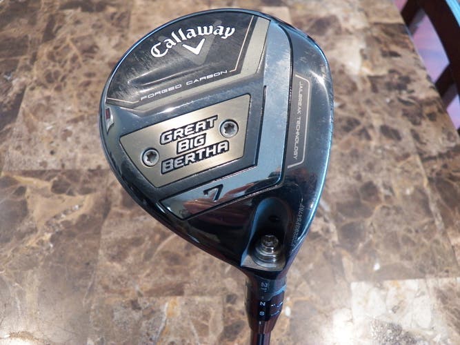 2023 RIGHT HAND CALLAWAY GREAT BIG BERTHA 7-WOOD 21* GRAPHITE HELIUM 6F3 REGULAR
