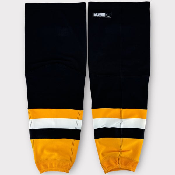 Pro Stock New CCM Large, XL Wilkes-Barre/Scranton Penguins 19-20 Alternate Black Hockey Socks