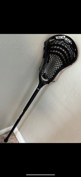 Lacrosse stick Stx all black Adult STX Stick (Used)