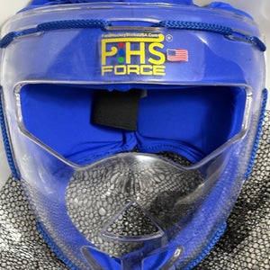 (New) Field Hockey Face Mask Clear Force Transparent Penalty Corner Protection