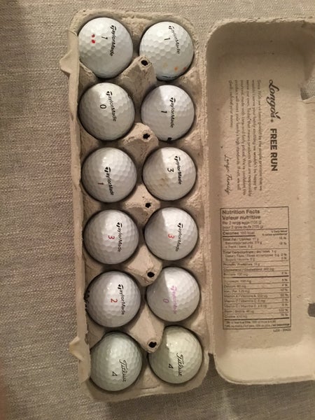 TaylorMade Distance + Balls 12 Pack (1 Dozen) (New)
