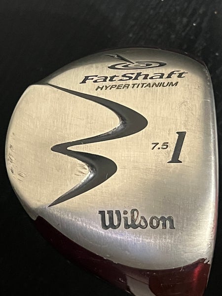 Wilson Fat Shaft Hyper Titanium 7.5 Degree Driver Stiff Flex Shaft Right Handed