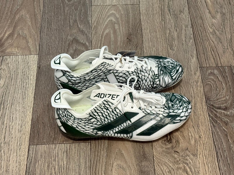 Adidas Adizero Electric II Football Shoes Cleats Green White IH8568 Men's Sz 9