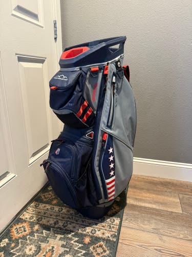 Sun Mountain C130 USA Patriot 14 Way Cart Bag