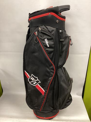 Used Wilson WS LITE 2 Mens Cart Bag Black 11851-S000036625