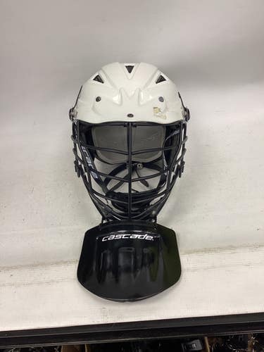 Used Cascade CPV-R Lacrosse Helmet White M/L 11851-S000036619