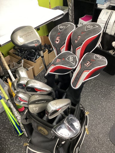 Used Maxfli BLACK MAX Mens Complete Set RH 13 Piece 11851-S000036612