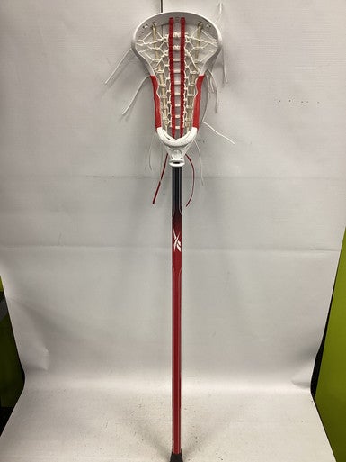 Used DeBeer DEFY W/ REEBOK 7K SHAFT Wmn Atk/Mid Complete Stick Red 11851-S000036607