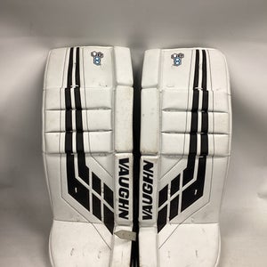 Used Vaughn VELOCITY VE8 Goalie Leg Pads Youth White 24" 11851-S000036579