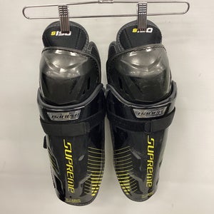 Used Bauer SUPREME S150 Junior Shin Guards Black 11" 11851-S000036567