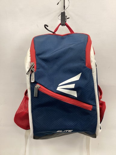 Used Easton ELITE BACKPACK BB/SB Player Backpack White/Red/Navy 11851-S000036706