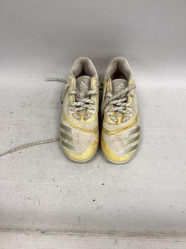 Used Adidas THREE STRIPE LIFE BB/SB Cleats White Junior 01 11851-S000036696