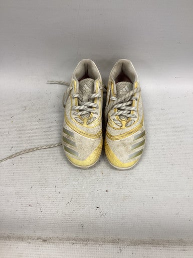 Used Adidas THREE STRIPE LIFE BB/SB Cleats White Junior 01 11851-S000036696