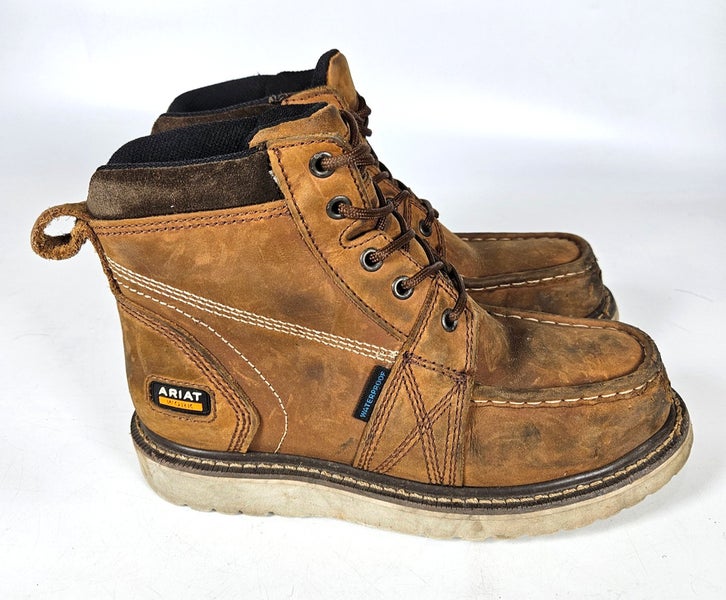 Ariat WOMEN'S 10038335 Rebar Waterproof Moc Composite Toe Work Boot Size: 6C