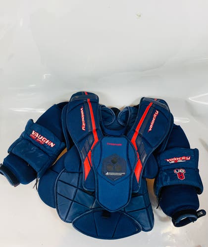 Medium Vaughn VE8 Pro Carbon Goalie Chest Protector Pro Stock (Used)