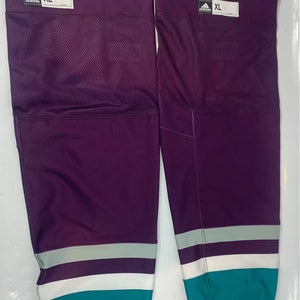 30 Anniversary Anaheim Ducks XL and X-LARGE+ Senior Adidas Socks